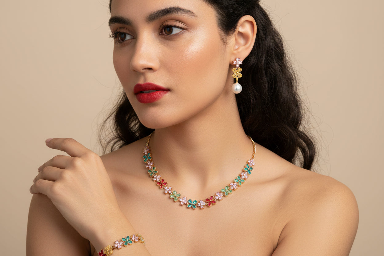 Garden Bloom Jewelry Set