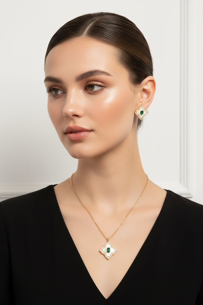Emerald Bloom Set